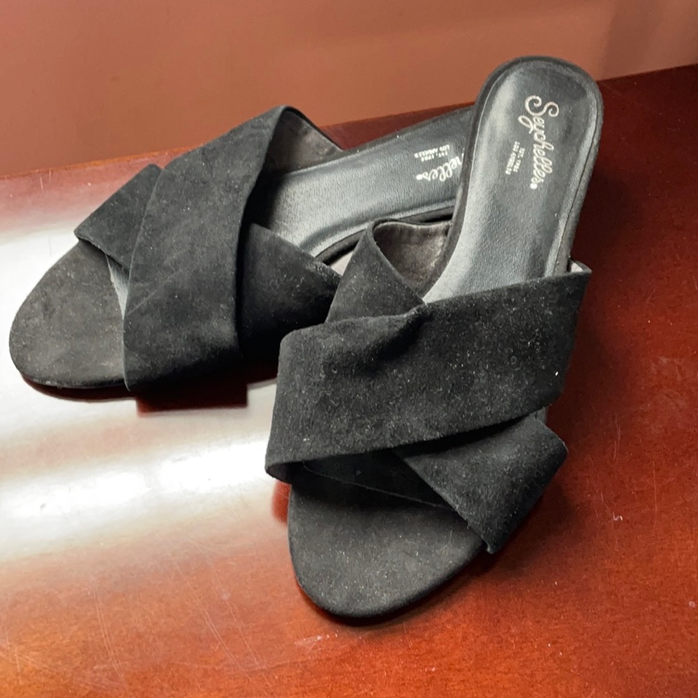 Seychelles sandal slides.